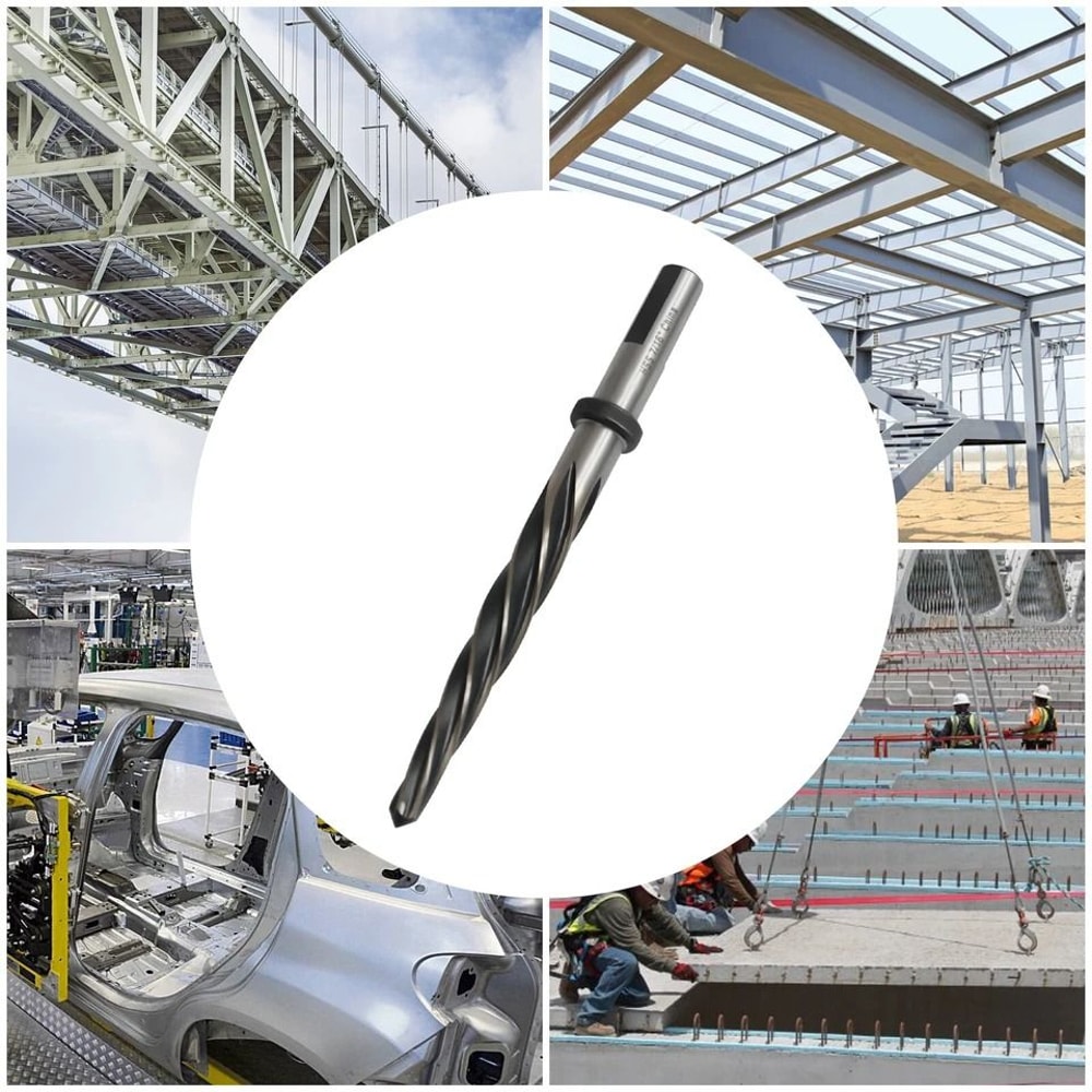 HighSpeed Steel Tapered Shank Bridge Construction Reamer 6