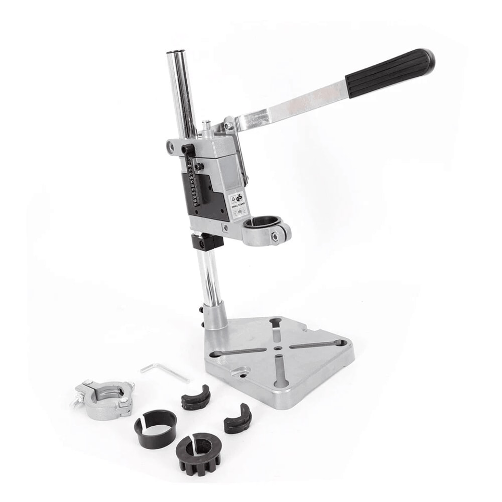 Heavy Duty Portable Drill Press Stand With Bench Clamp Adjustable Drilling Pedestal Holder Tool 2