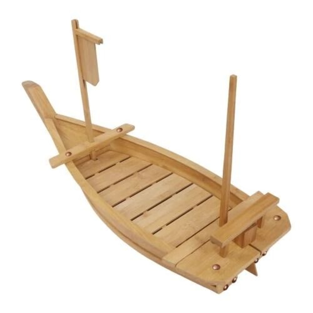 Wooden Sushi Boat Serving Tray Sushi Plate For Restaurant Party Use 7