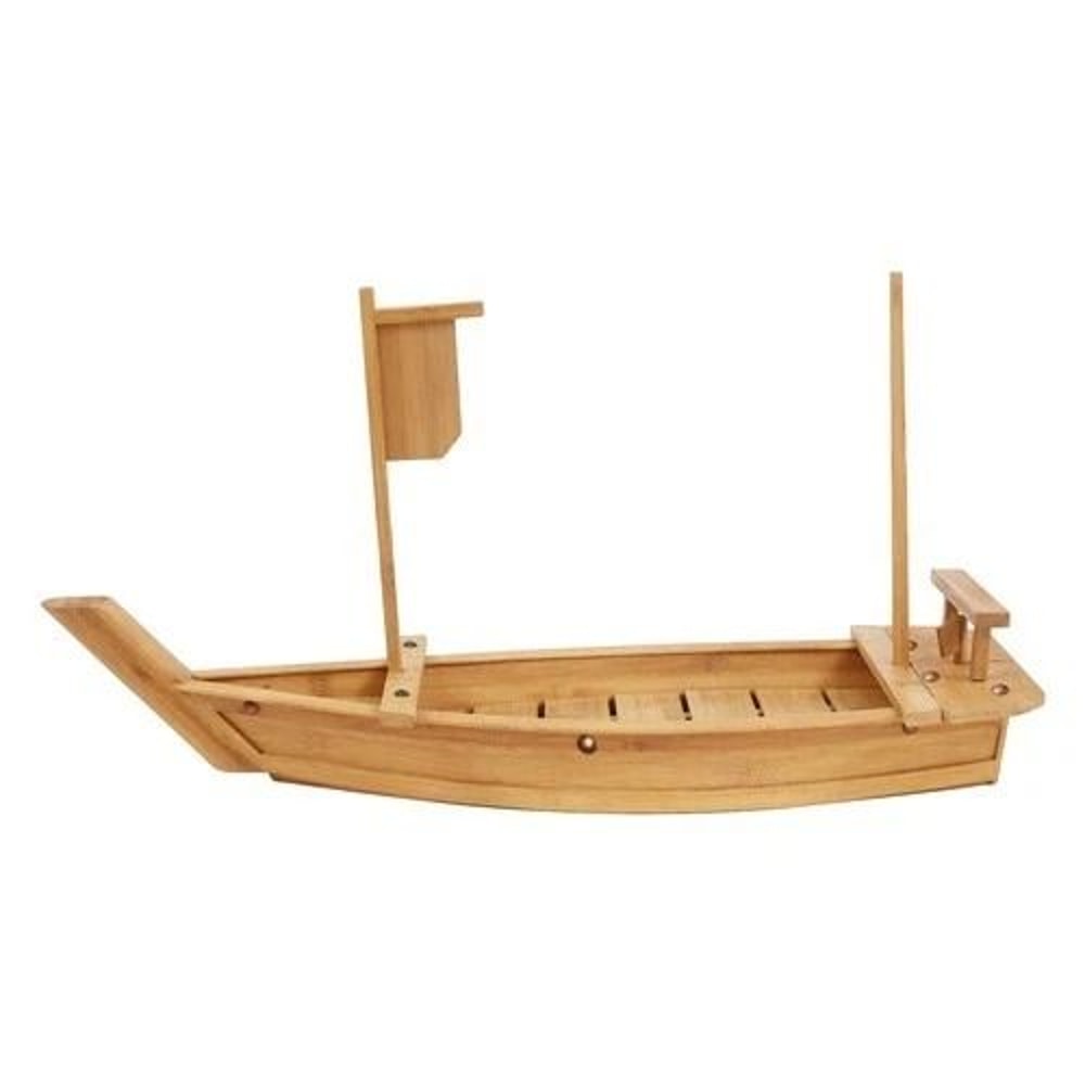 Wooden Sushi Boat Serving Tray Sushi Plate For Restaurant Party Use 9