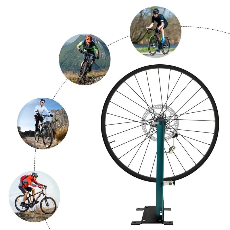 Portable MTB Bike Wheel Truing Stand Tire Rim Repair Tool For Road Mountain Bikes 8