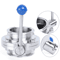 Stainless Steel Tri Clamp Butterfly Valve Sanitary Clover Design 2