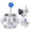 Stainless Steel Tri Clamp Butterfly Valve Sanitary Clover Design 2