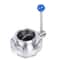 Stainless Steel Tri Clamp Butterfly Valve Sanitary Clover Design 8