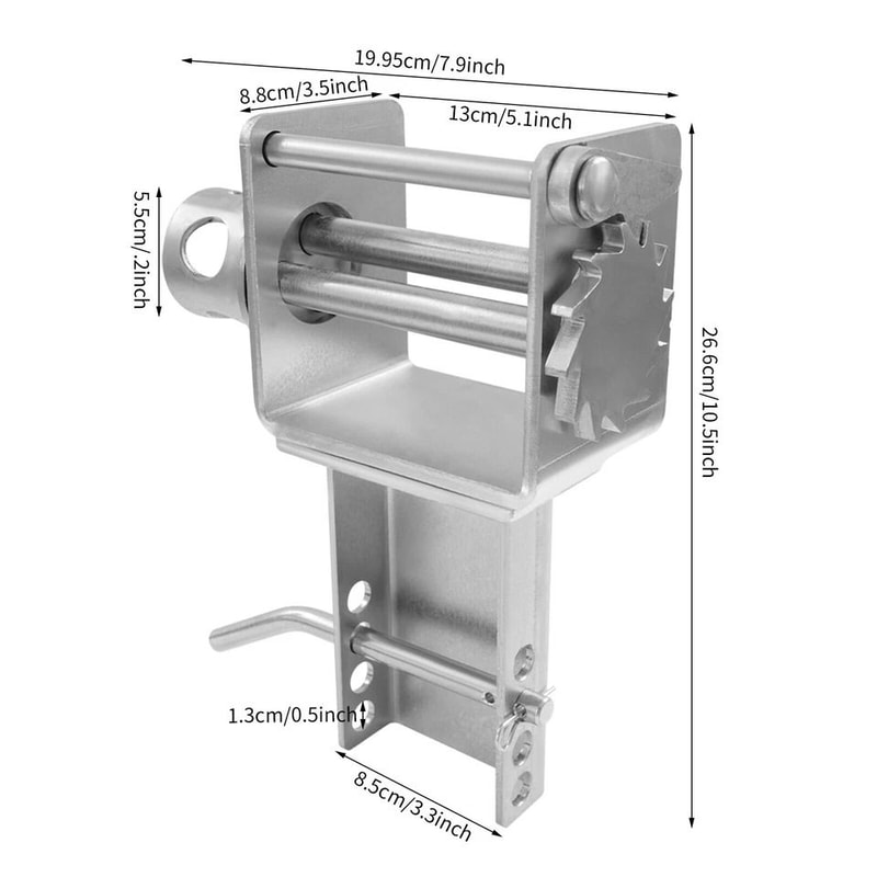 Heavy Duty Trailer Winch Set Stake Pocket Winch For Secure Trailer Load Handling 2