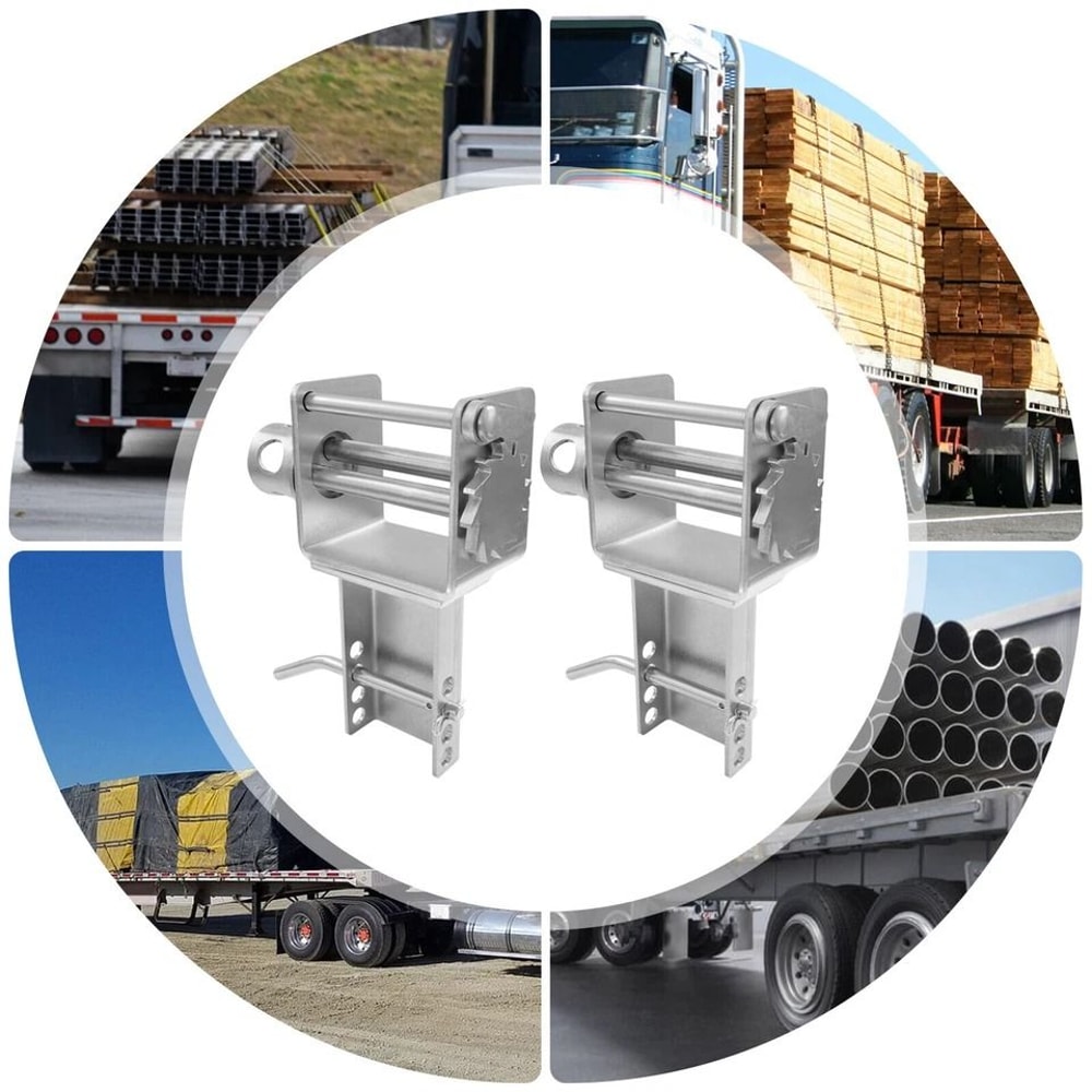 Heavy Duty Trailer Winch Set Stake Pocket Winch For Secure Trailer Load Handling 4