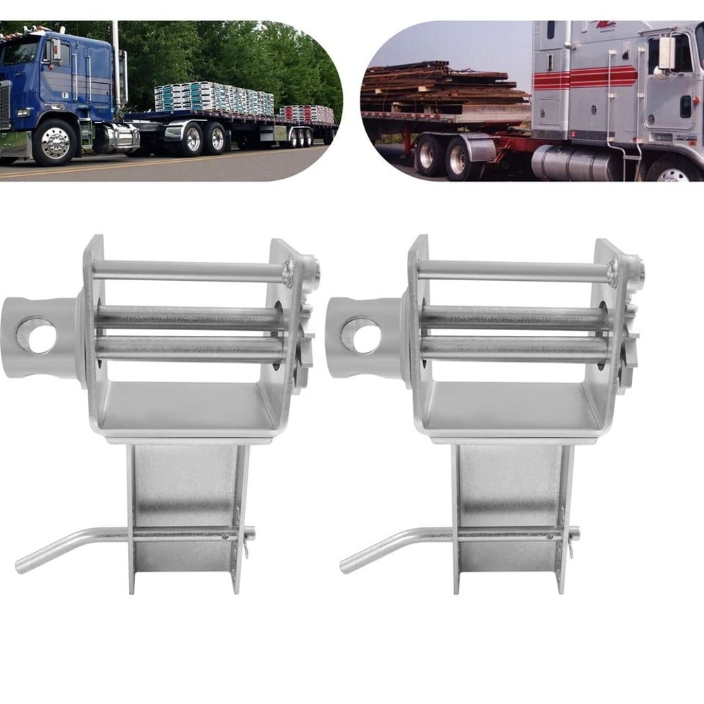 Heavy Duty Trailer Winch Set Stake Pocket Winch For Secure Trailer Load Handling 5