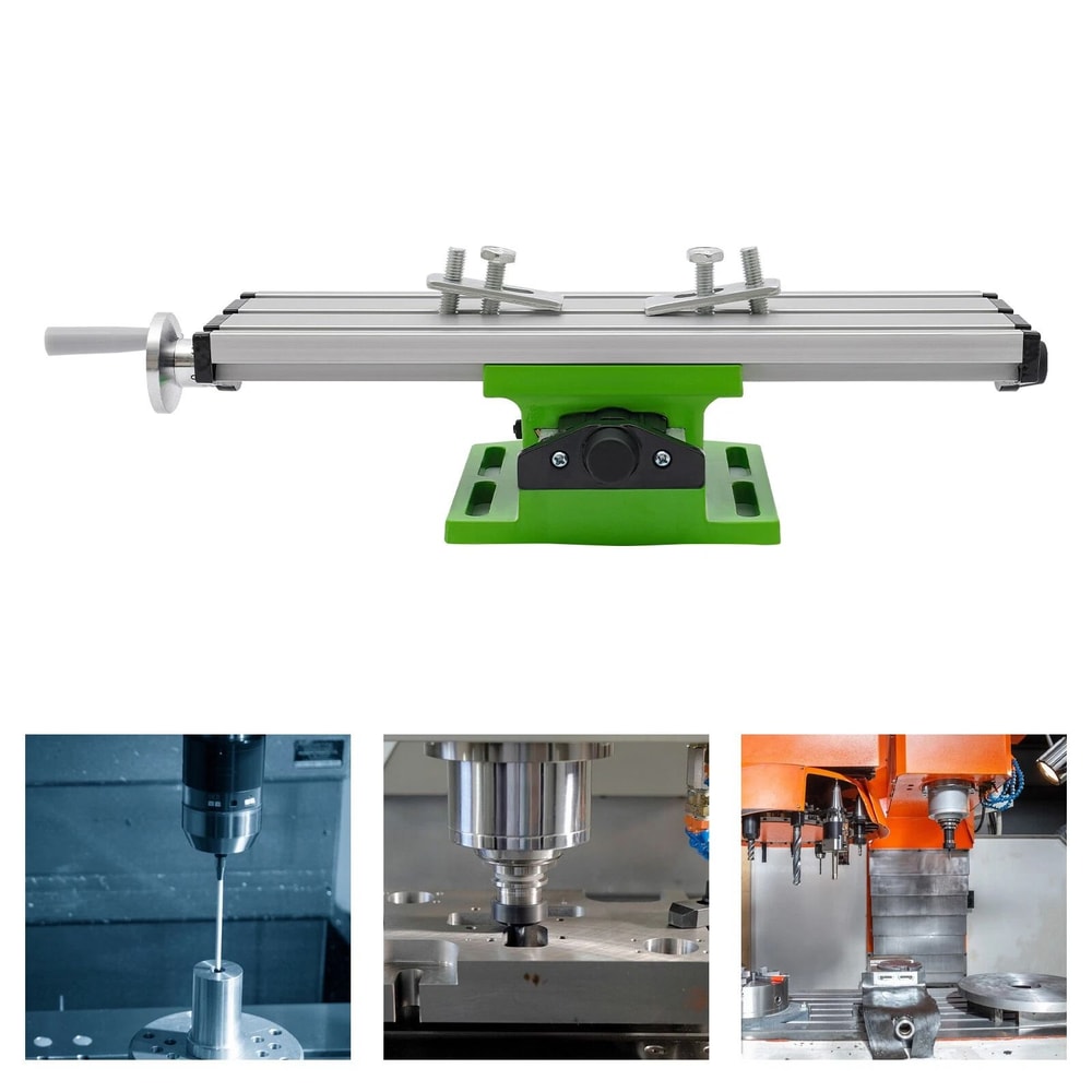 Cross Slide Drill Press Bench Axis Mill Machine Work Table Compound Vise Vice 1