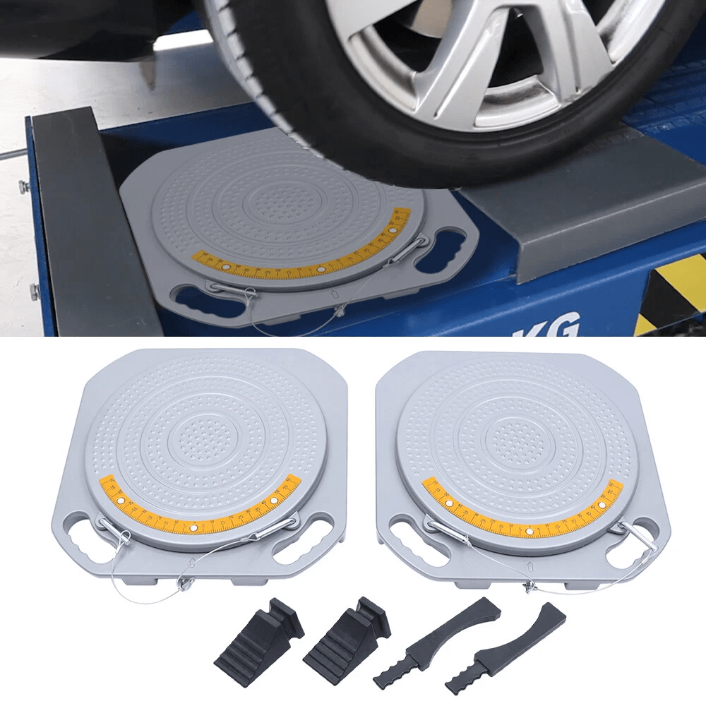 Front End Wheel Alignment Turntable Tool Kit For Cars Trucks 0