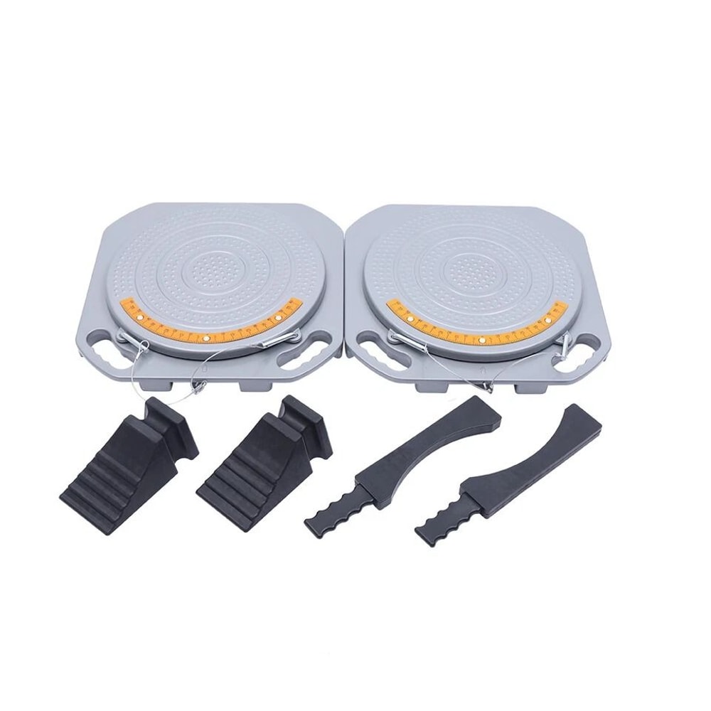 Front End Wheel Alignment Turntable Tool Kit For Cars Trucks 5