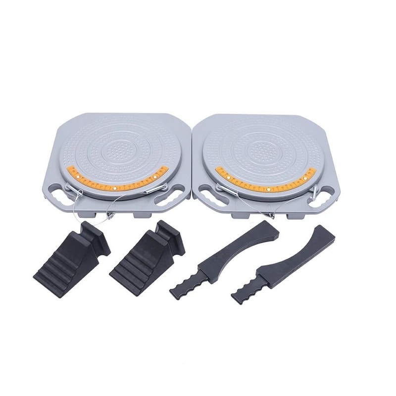 Front End Wheel Alignment Turntable Tool Kit For Cars Trucks 5