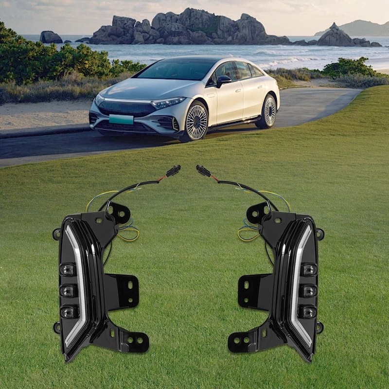 LED Fog Lights With Daytime Running Lights And Turn Signal Universal Fit For Vehicles 6