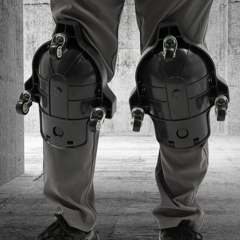 Durable Flexible Knee Pads With Adjustable Straps Sliding Protection For Comfortable Movement 0