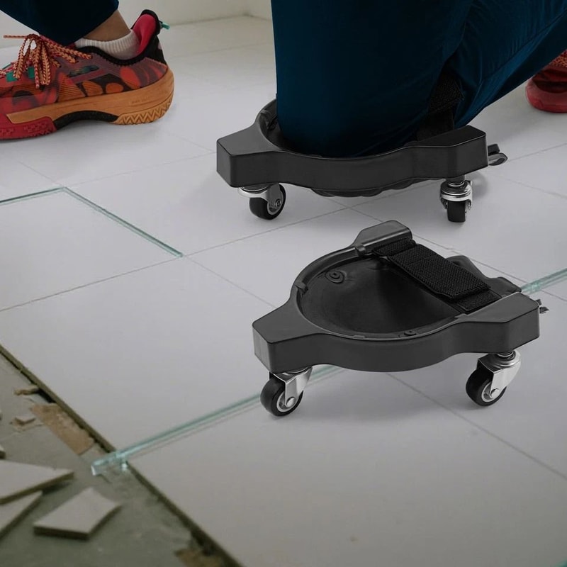 Durable Flexible Knee Pads With Adjustable Straps Sliding Protection For Comfortable Movement 9