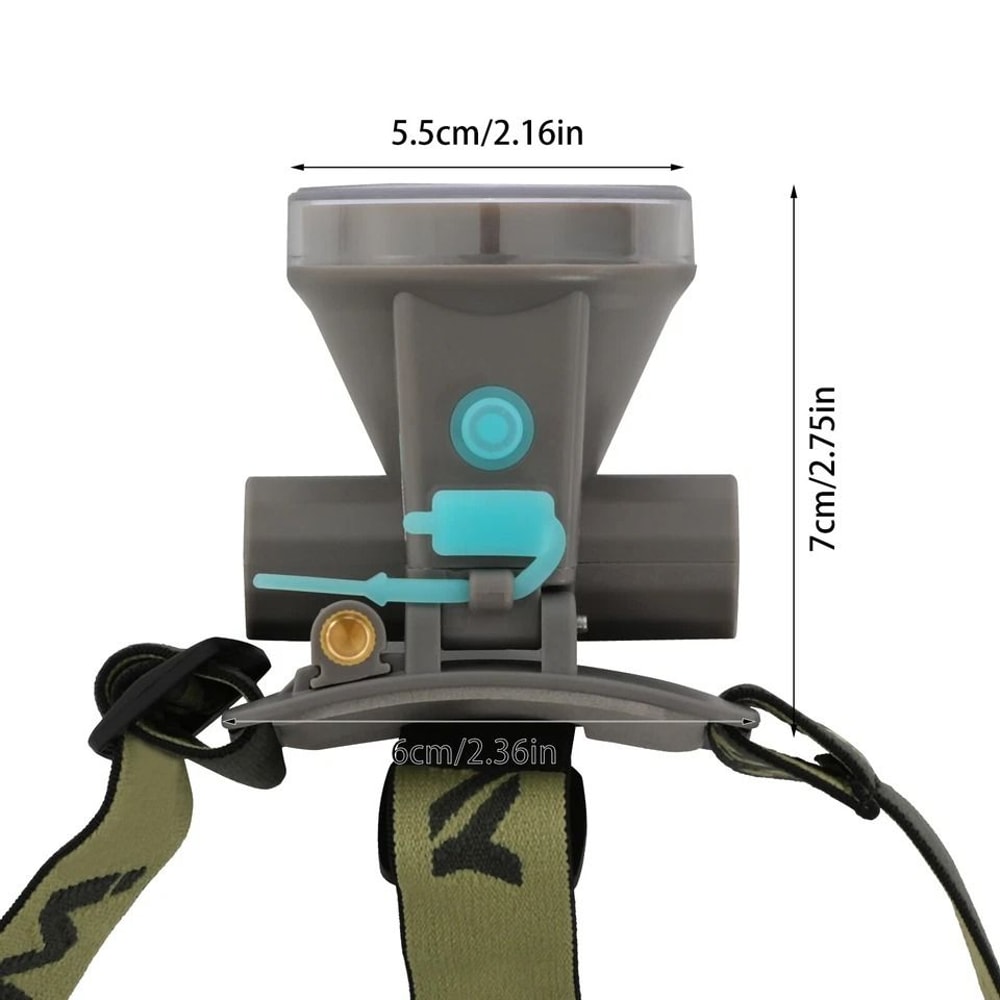 Rechargeable LED Underwater Diving Headlamp With Waterproof Hands Free Dive Headlight 6