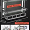 WallMounted Bathroom Shelf With Glass Countertop Towel Rack Stainless Steel Storage 9