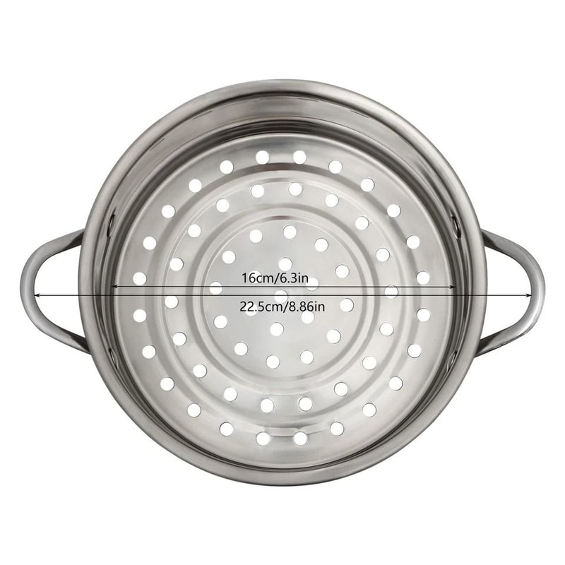 Premium Tier Stainless Steel Steamer For Meat Vegetables Durable Kitchen Cookware 3