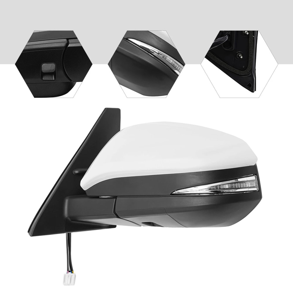 Premium Left Driver Side Electric Heated Mirror For Toyota Power Replacement 1