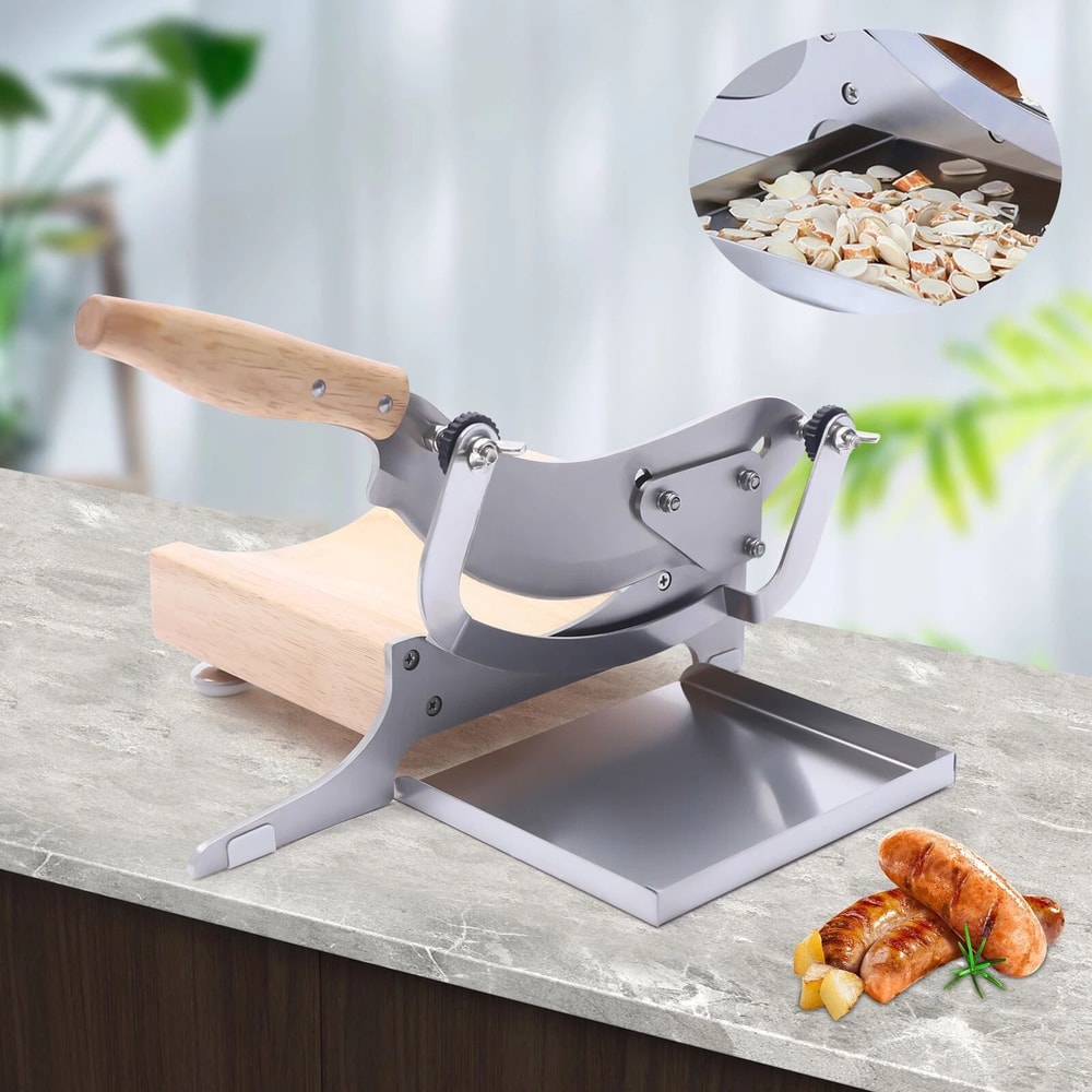 Stainless Steel Manual Meat Slicer Frozen Meat Cutter Precision Bone Slicer Machine 0