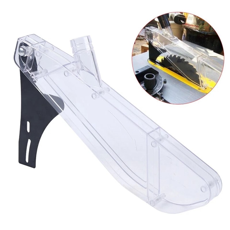 Premium Table Saw Protective Cover With Transparent Blade Guard Dividing Knife Accessory 0