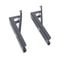 Heavy Duty Foldable WallMount Microwave Shelf Stainless Steel Brackets 0