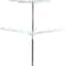 Premium Stainless Steel Clothes Drying Rack With Rotatable Arms For Hangers 2