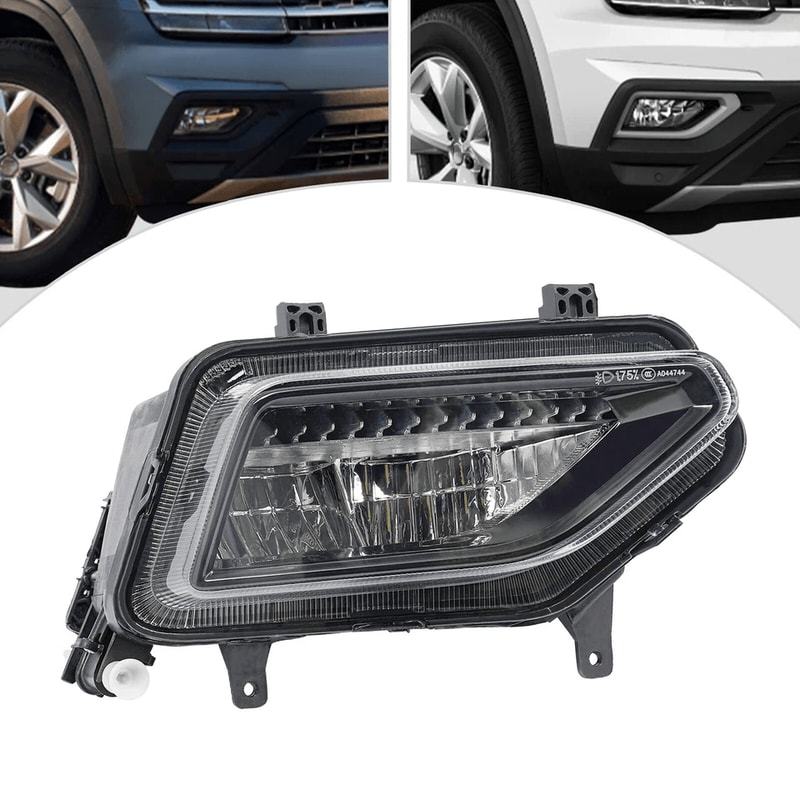 Premium Front Right Side Fog Light Assembly LED Fog Lamp For Volkswagen Atlas 1
