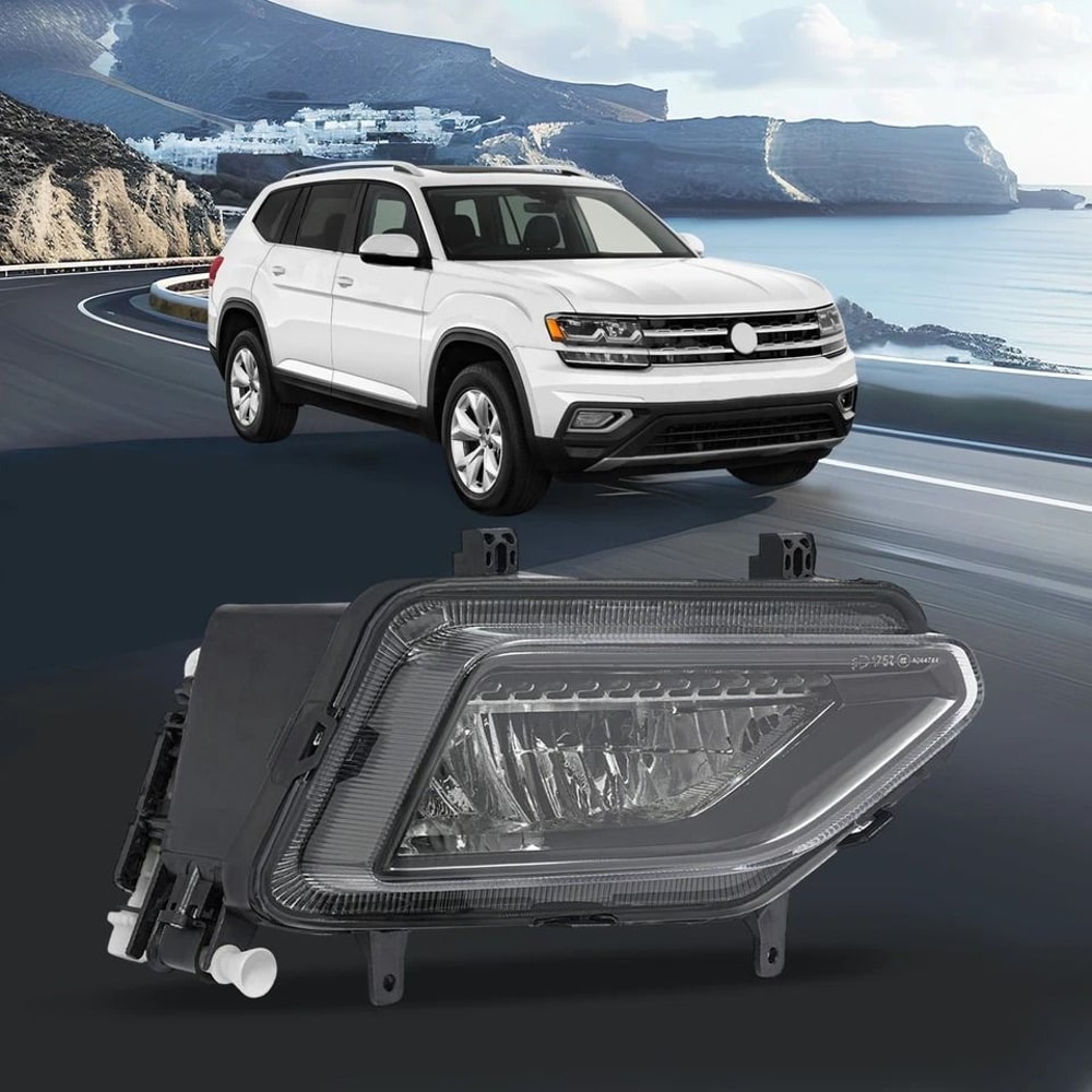 Premium Front Right Side Fog Light Assembly LED Fog Lamp For Volkswagen Atlas 2