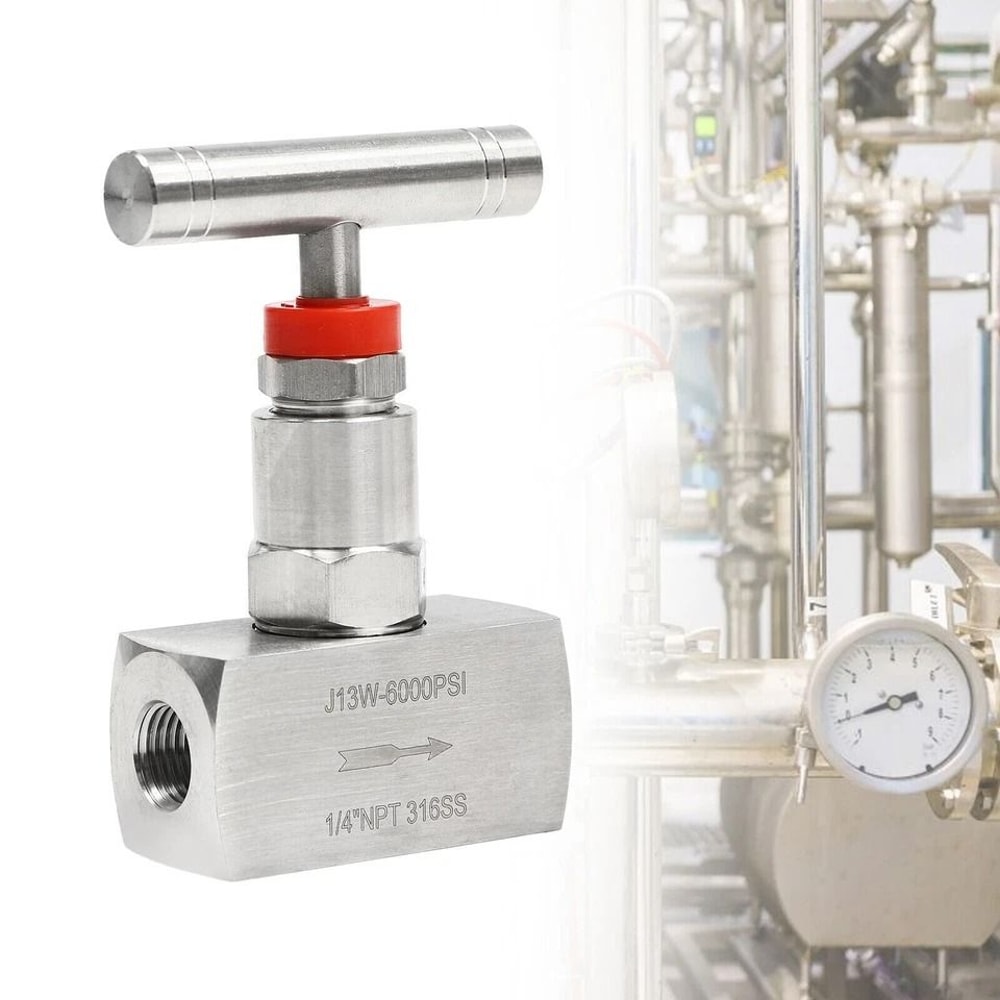 Precision PSI Needle Valve NPT Stainless Steel High Pressure Control Valve 3