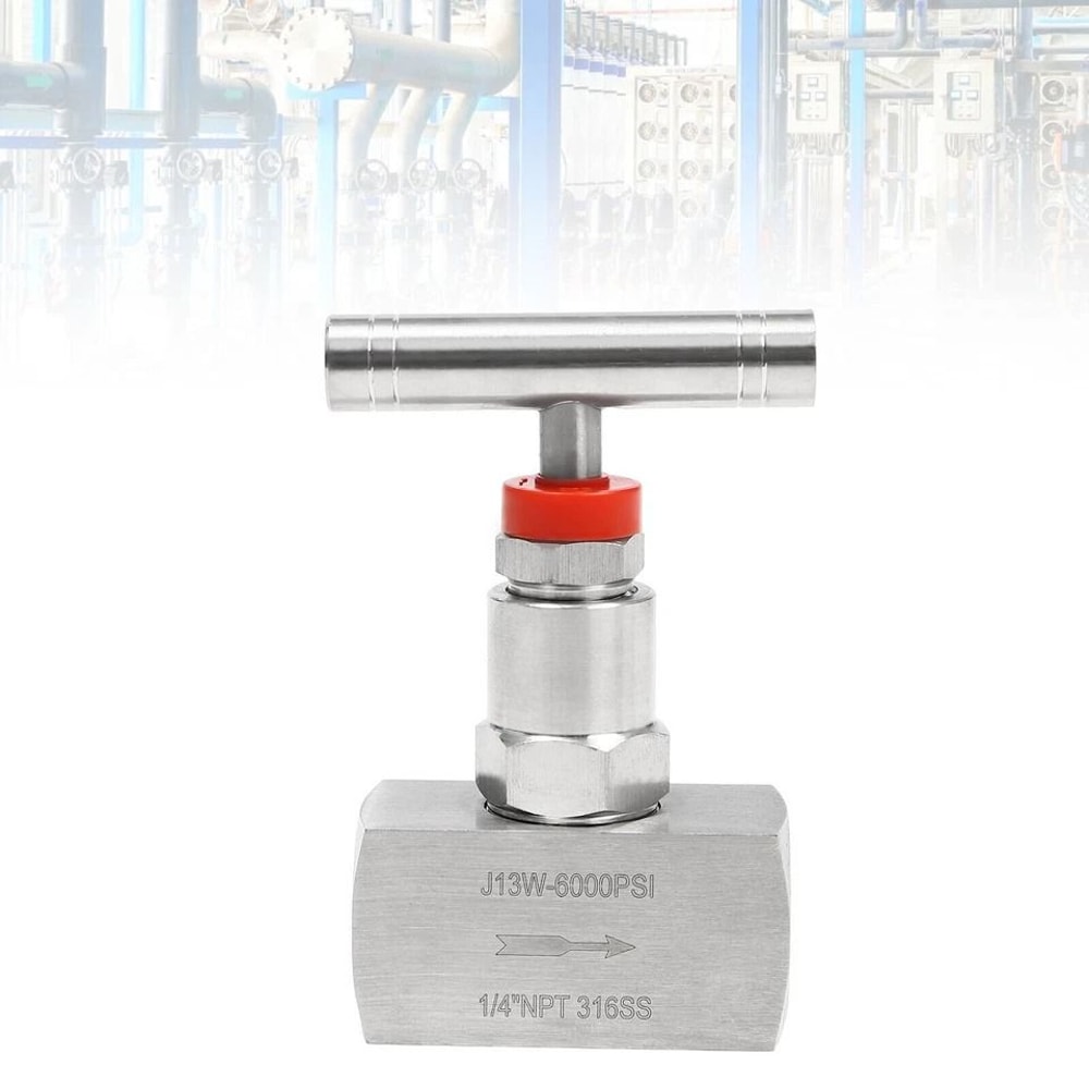 Precision PSI Needle Valve NPT Stainless Steel High Pressure Control Valve 5