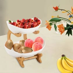 premium tier fruit basket kitchen counter organizer & fruit bowl