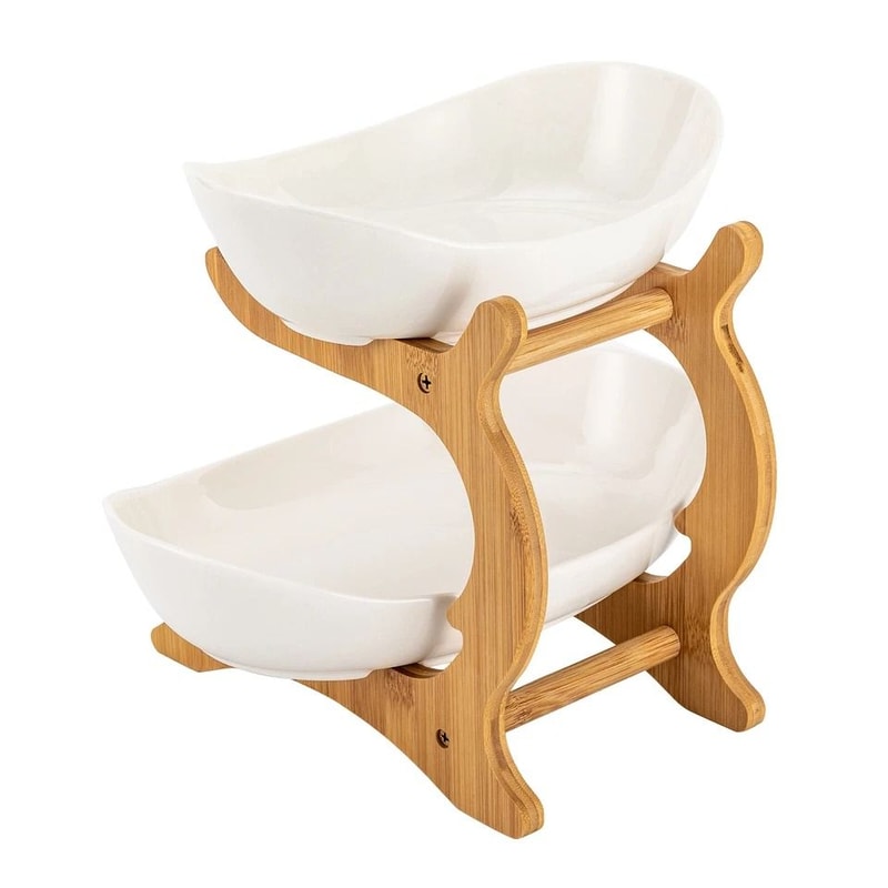 Premium Tier Fruit Basket Kitchen Counter Organizer Fruit Bowl 7