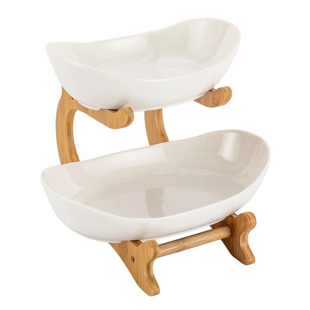 Premium Tier Fruit Basket Kitchen Counter Organizer Fruit Bowl 8