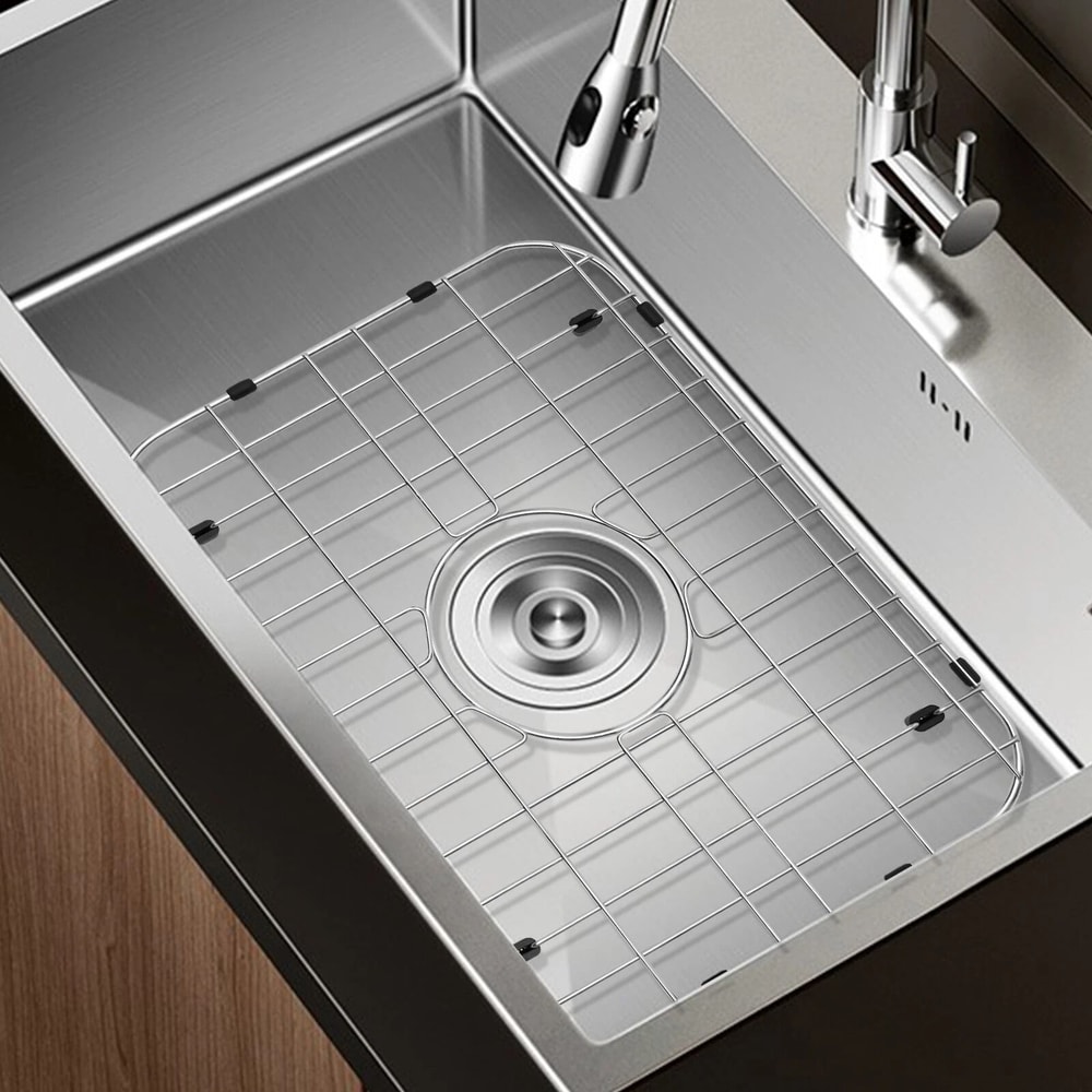 Premium Stainless Steel Sink Protector Grid Kitchen Sink Bottom Grid With Drain Friendly Design 1
