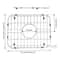 Premium Stainless Steel Sink Protector Grid Kitchen Sink Bottom Grid With Drain Friendly Design 3