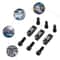 Premium Hollow Chuck T Nut Set For Lathe Steel High Hardness 1