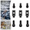 Premium Hollow Chuck T Nut Set For Lathe Steel High Hardness 3