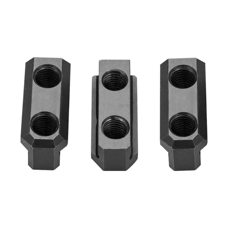 Premium Hollow Chuck T Nut Set For Lathe Steel High Hardness 4