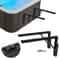 Foldable Hot Tub Cover Roller RackSet Hot Tub Cover Lifter Spa Cover Lift Racks 8