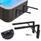 Foldable Hot Tub Cover Roller RackSet Hot Tub Cover Lifter Spa Cover Lift Racks 8