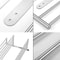 Premium Wall Mounted Stainless Steel Towel Rack Wall Mounted Towel Shelf For Organized Bathroom St 1