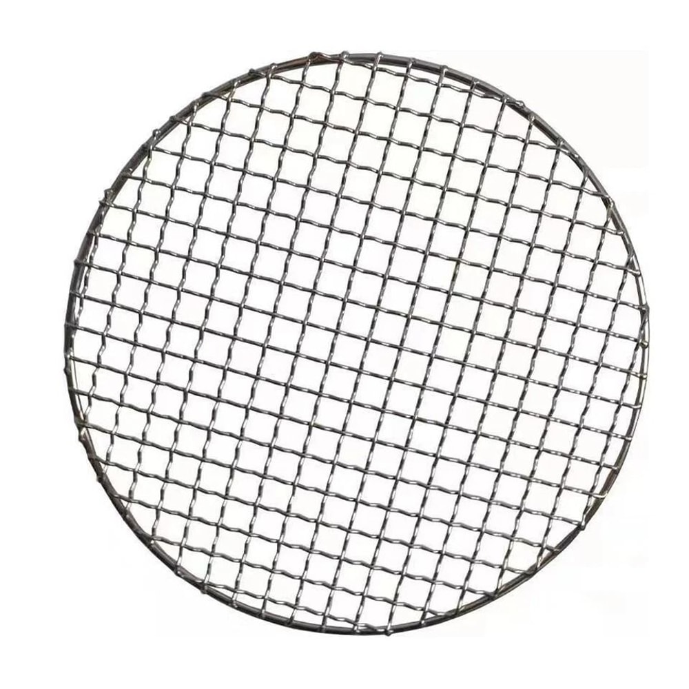 Stainless Steel Round Barbecue Grill Grate Heavy Duty BBQ Mesh Rack 2