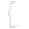 Premium LShape Coat Rack With Hooks And Shelf For Organized Storage 1