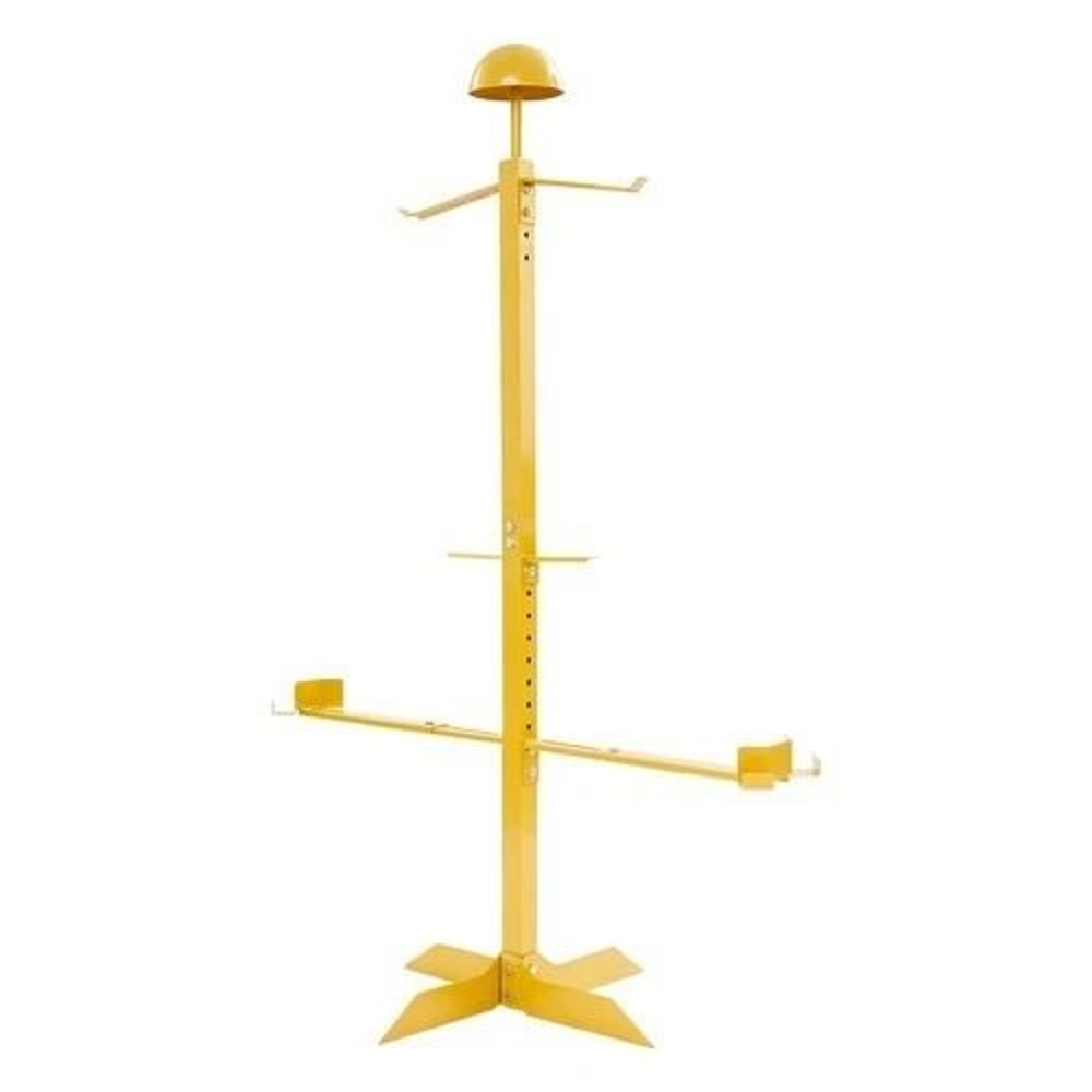 Premium Heavy Duty Tactical Gear Stand Helmet Vest Display Rack 4