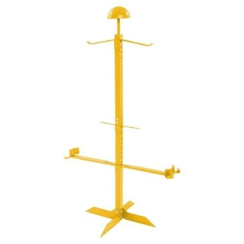 Premium Heavy Duty Tactical Gear Stand Helmet Vest Display Rack 5