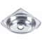Modern Space Saving Stainless Steel Corner Wash Basin Wall Mounted Bathroom Sink 4