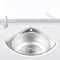 Modern Space Saving Stainless Steel Corner Wash Basin Wall Mounted Bathroom Sink 5