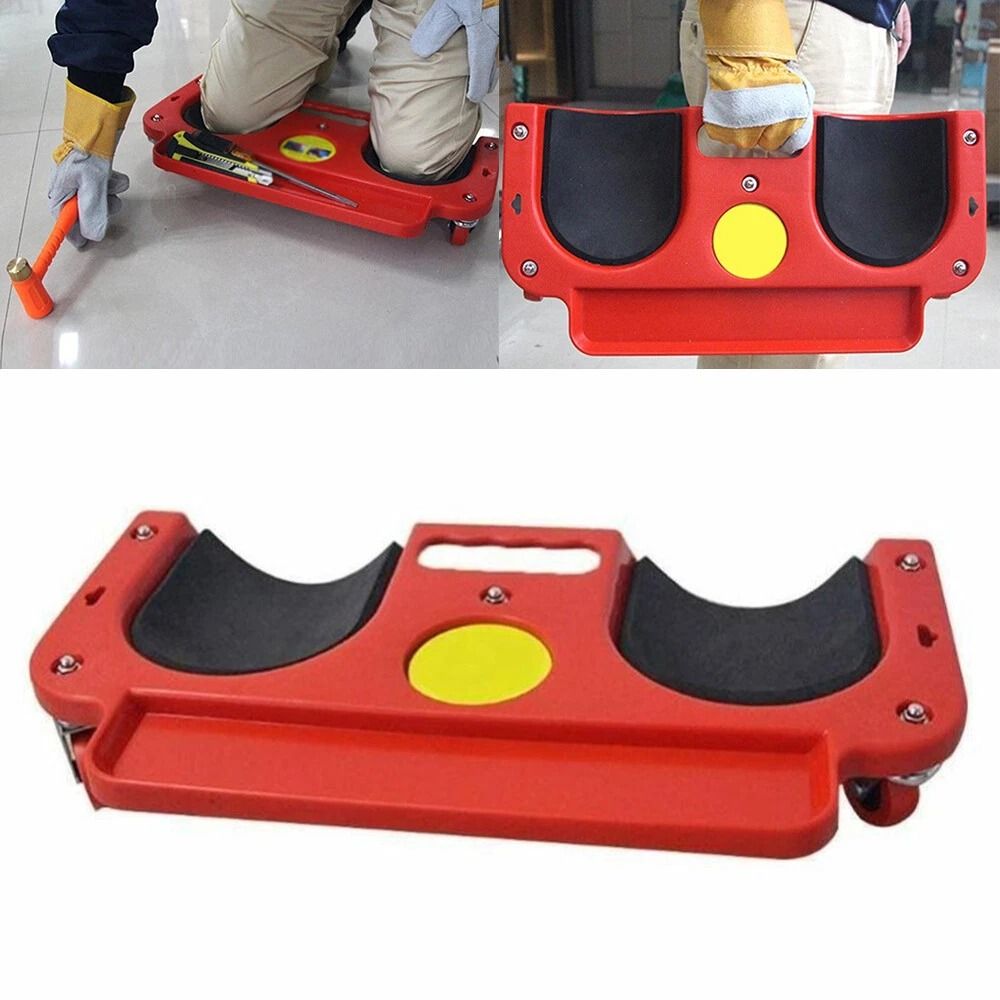 Professional Rolling Knee Pads With Wheels Creeper For Tile Work Floor Construction 1