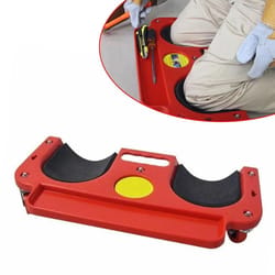 professional rolling knee pads with wheels creeper for tile work & floor construction