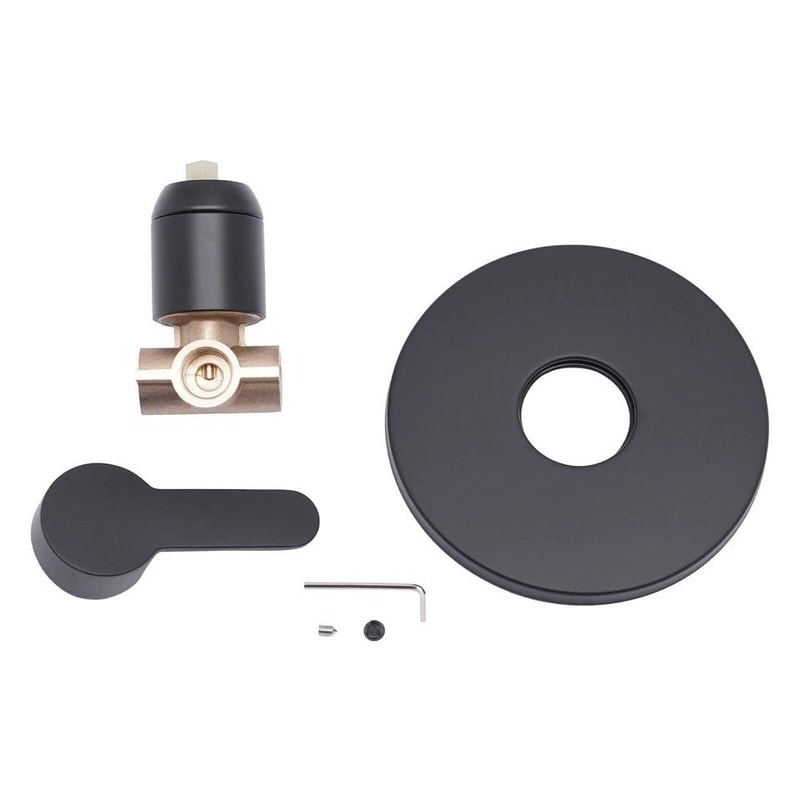 Premium Wall Mount Shower Faucet Mixer Hot Cold Shower Control Valve Bathroom Tap 6